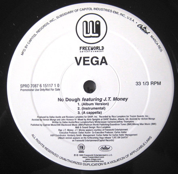 Vega (16) : No Dough (12", Promo)