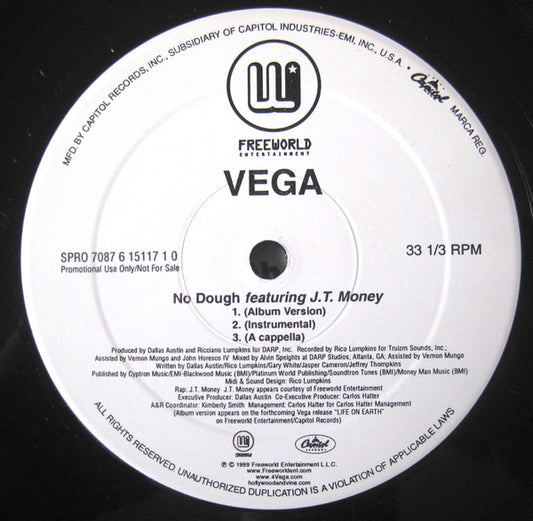 Vega (16) : No Dough (12", Promo)