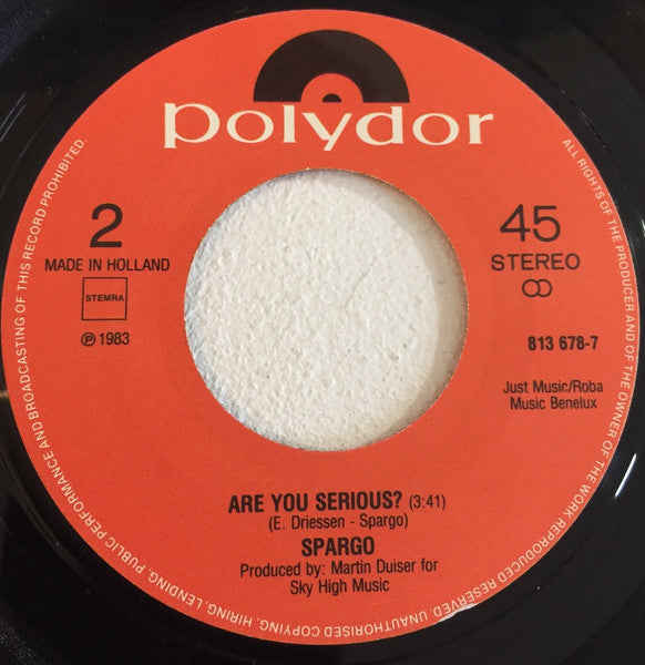 Spargo : Do You Like Me (7", Single)