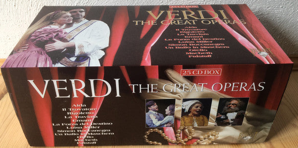 Giuseppe Verdi : The Great Operas (25xCD, Album, RE + 12xBox + Box, Comp, Thi)