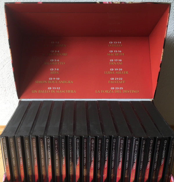 Giuseppe Verdi : The Great Operas (25xCD, Album, RE + 12xBox + Box, Comp, Thi)
