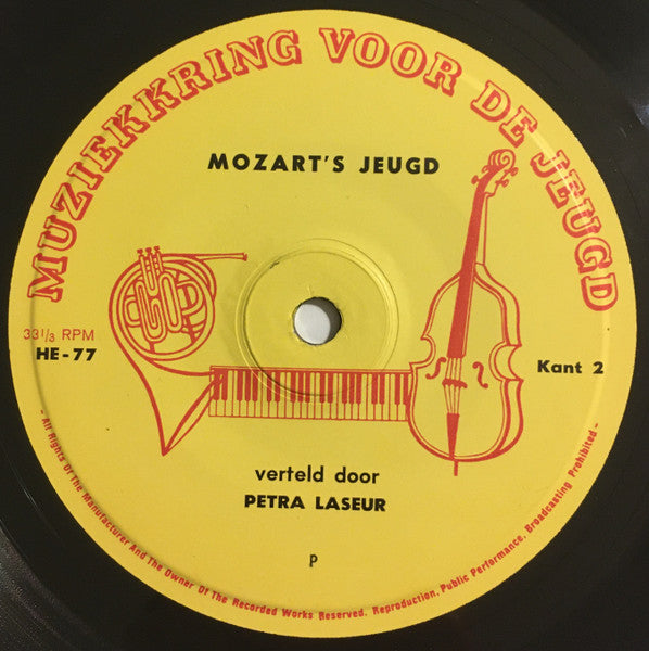 Petra Laseur : Mozart's Jeugd (7", Mono)