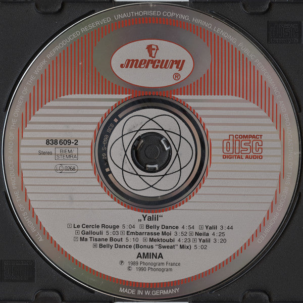 Amina : Yalil (CD, Album)