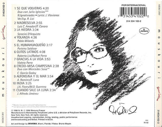 Nana Mouskouri : Nana Latina (CD, Album)