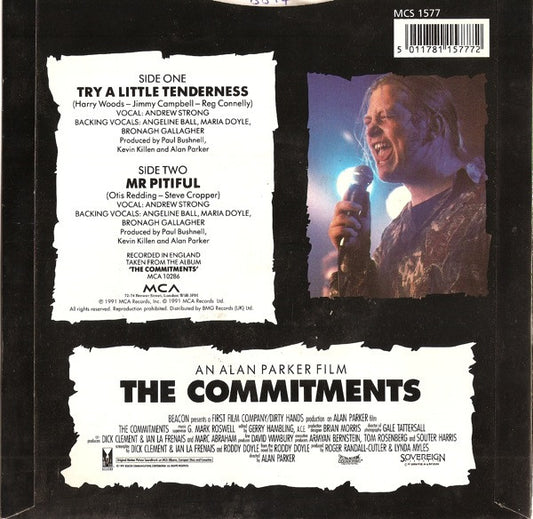 The Commitments : Try A Little Tenderness (7", Single)