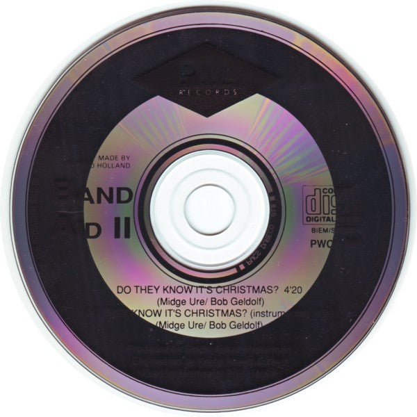 Band Aid II : Do They Know It's Christmas? (CD, Single, Car)