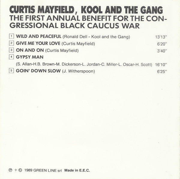 Various : The First Annual Benefit For The Congressional Black Caucus (CD, Comp)