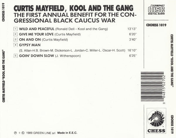 Various : The First Annual Benefit For The Congressional Black Caucus (CD, Comp)