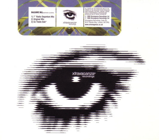 Balearic Bill : Destination Sunshine (CD, Single)
