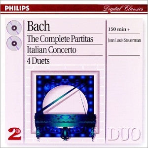 Jean Louis Steuerman : Bach* The Complete Partitas Italian Concerto 4 Duets (2xCD, Comp)