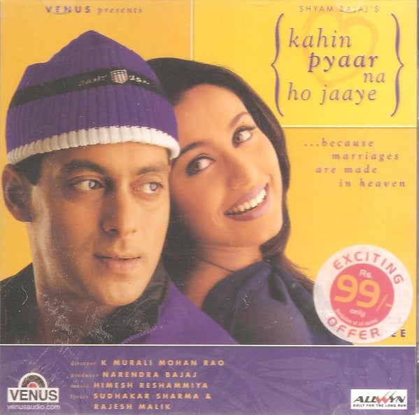 Himesh Reshammiya, Sudhakar Sharma & Rajesh Malik : Kahin Pyaar Na Ho Jaaye (CD)