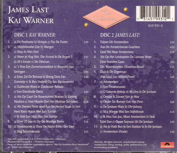 Kai Warner, James Last : The Holland Souvenir Collection (2xCD, Comp)