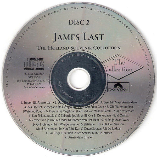 Kai Warner, James Last : The Holland Souvenir Collection (2xCD, Comp)