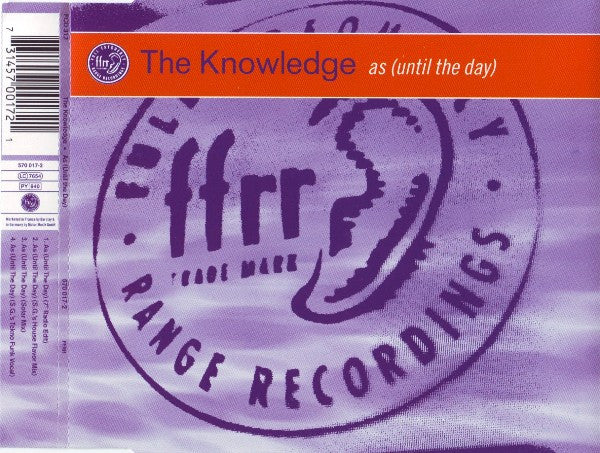 The Knowledge : As (Until The Day) (CD, Single)