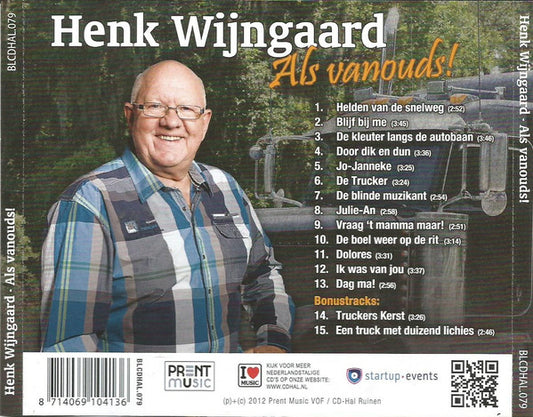 Henk Wijngaard : Als Vanouds! (CD, Album)
