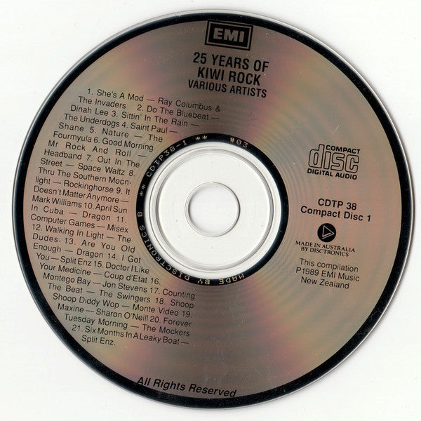 Various : 25 Years Of Kiwi Rock (2xCD, Comp)
