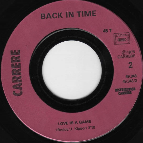 Back In Time : El Condor Pasa (7", Single)