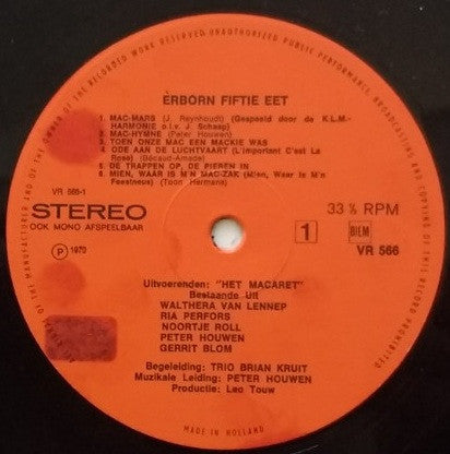 Het Macaret : Èrborn Fiftie Eet (LP, Gat)
