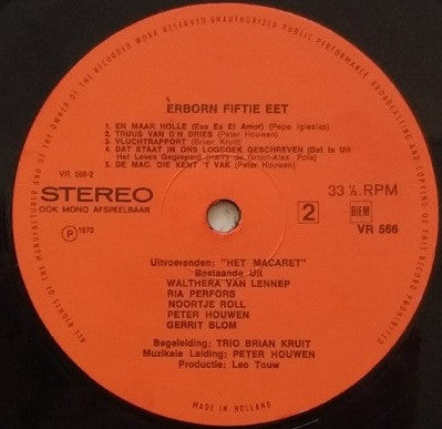 Het Macaret : Èrborn Fiftie Eet (LP, Gat)