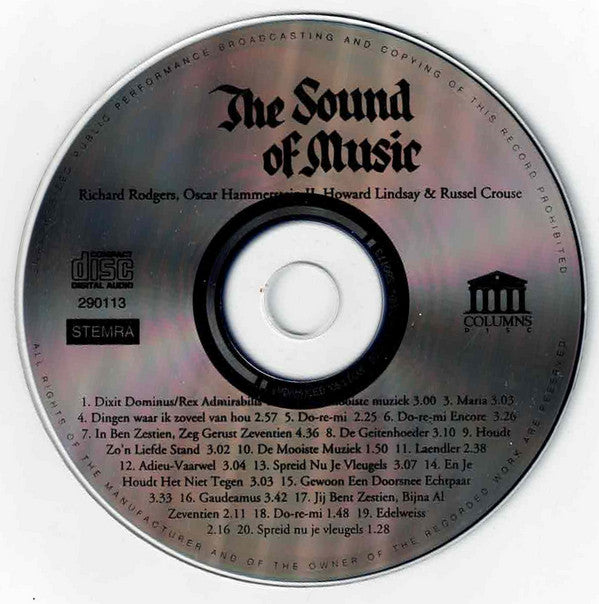 Orkest Koninklijk Ballet Van Vlaanderen : The Sound Of Music - Nederlandse Uitvoering (CD, Album)