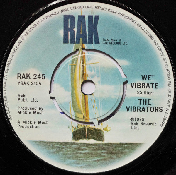 The Vibrators : We Vibrate (7", Single)