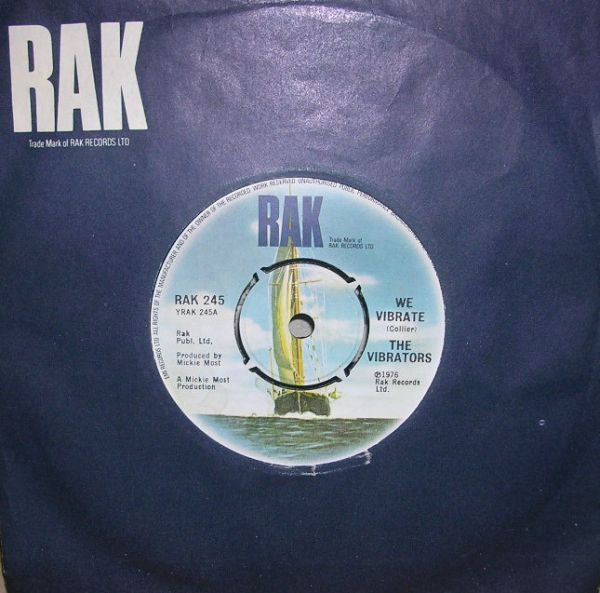 The Vibrators : We Vibrate (7", Single)