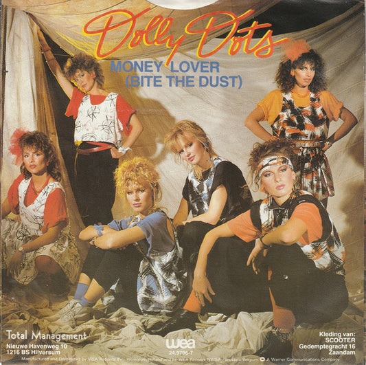 Dolly Dots : Money Lover (Bite The Dust) (7", Single)