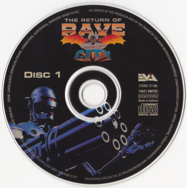 Various : The Return Of Rave The City (2xCD, Comp)