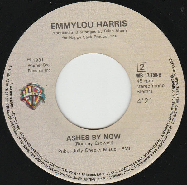 Emmylou Harris : Mister Sandman (7", Single)