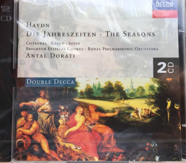 Joseph Haydn - Ileana Cotrubas, Werner Krenn, Hans Sotin, Brighton Festival Chorus, Royal Philharmonic Orchestra, Antal Dorati : Die Jahreszeiten (2xCD, Album, RE)