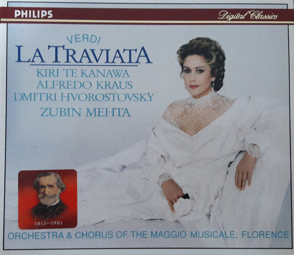 Giuseppe Verdi, Kiri Te Kanawa, Alfredo Kraus, Dmitri Hvorostovsky, Zubin Mehta, Orchestra Del Maggio Musicale Fiorentino & Coro Del Maggio Musicale Fiorentino : La Traviata (2xCD, Album)