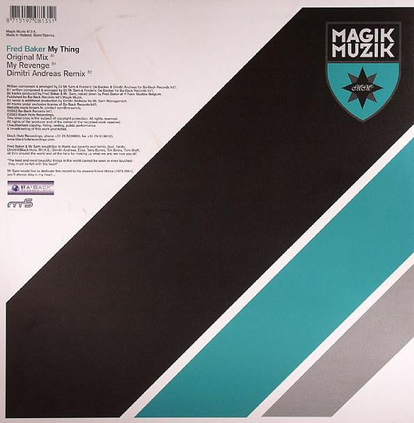 Fred Baker : My Thing (12")
