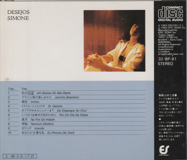 Simone (3) : Desejos (CD, Album)