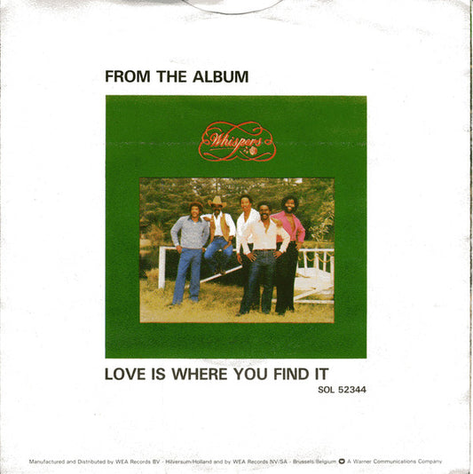 The Whispers : In The Raw (7", Single)