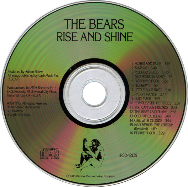 The Bears (3) : Rise And Shine (CD, Album)