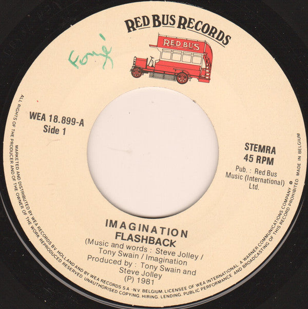 Imagination : Flashback (7", Single)