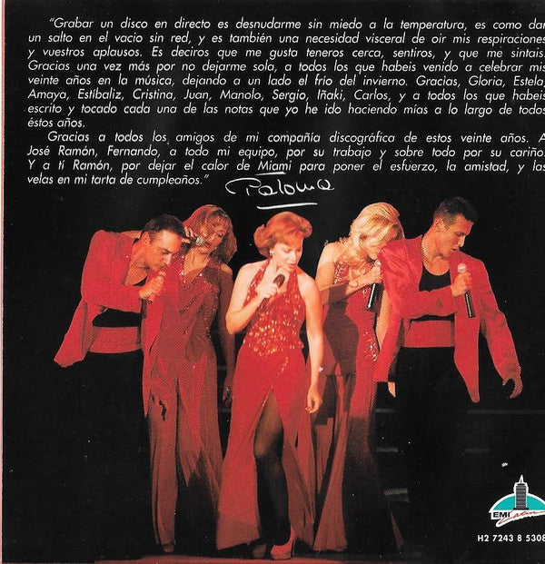 Paloma San Basilio : Como Un Sueño: 20 Años Con la Musica (CD, Album)