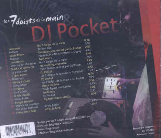 Les 7 Doigts de la Main & DJ Pocket (2) : Les 7 Doigts de la Main & DJ Pocket (CD, Mixed)