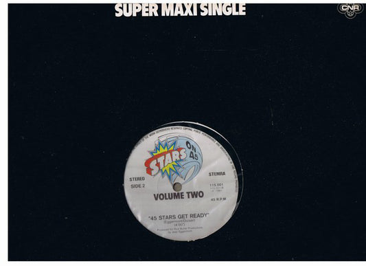 Stars On 45 : Stars On 45 Volume Two (12", Maxi)