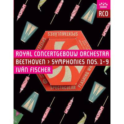 Ivan Fischer, Concertgebouworkest, Myrtò Papatanasiu, Bernarda Fink, Burkhard Fritz, Gerald Finley, Groot Omroepkoor, Michael Gläser, Ludwig van Beethoven : Beethoven > Symfonieën nrs. 1-9 (3xDVD-V, Multichannel, NTSC)