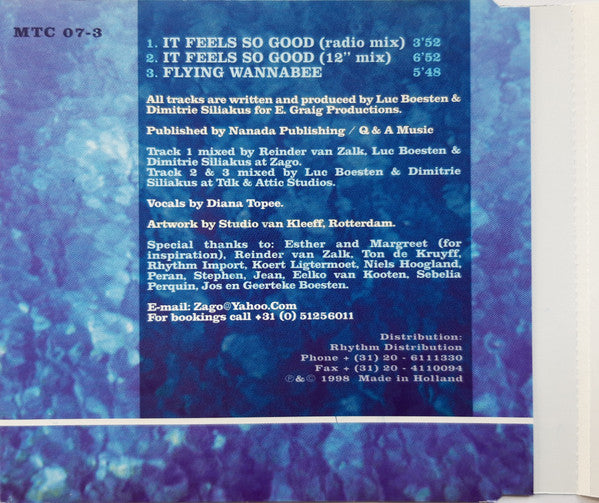 E-Craig : It Feels So Good (CD, Maxi)