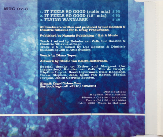 E-Craig : It Feels So Good (CD, Maxi)