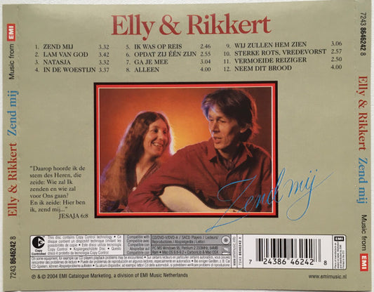 Elly & Rikkert : Zend Mij (CD, Album, RE)