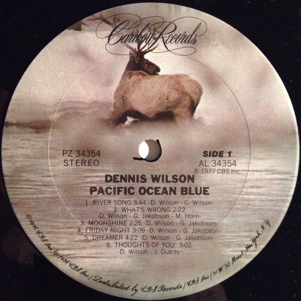 Dennis Wilson (2) : Pacific Ocean Blue (LP, Album, Ter)