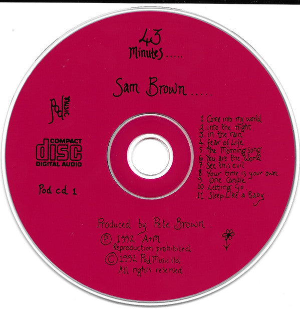 Sam Brown : 43 Minutes... (CD, Album, May)