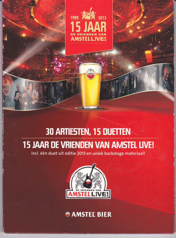 Various : 30 Artiesten, 15 Duetten / 15 Jaar De Vrienden Van Amstel Live! (DVD-V, Comp)