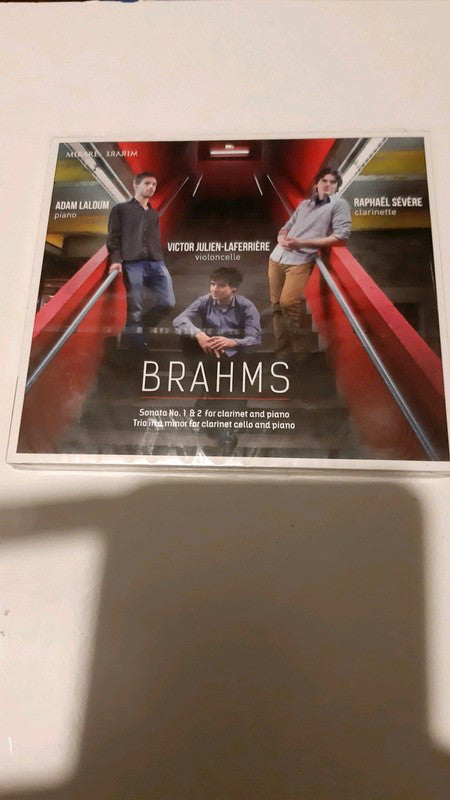 Adam Laloum, Raphaël Sévère, Victor Julien-Laferrière : Sonata No. 1 & 2 For Clarinet & Piano - Trio In A Minor For Clarinet, Cello & Piano (CD, Album)