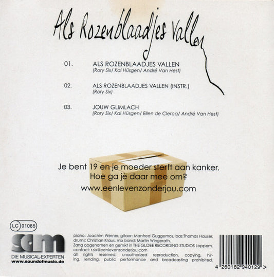 Pieter Van Nieuwenhuyze : Als Rozenblaadjes Vallen - Uit De Musical Een Leven Zonder Jou (CD, Single)