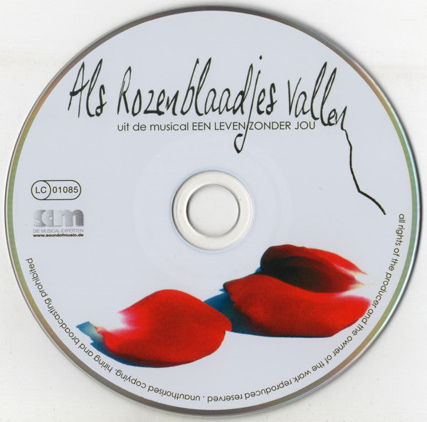 Pieter Van Nieuwenhuyze : Als Rozenblaadjes Vallen - Uit De Musical Een Leven Zonder Jou (CD, Single)