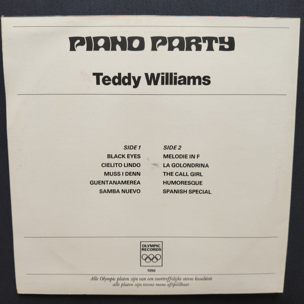 Teddy Williams (7) : Piano Party (LP)